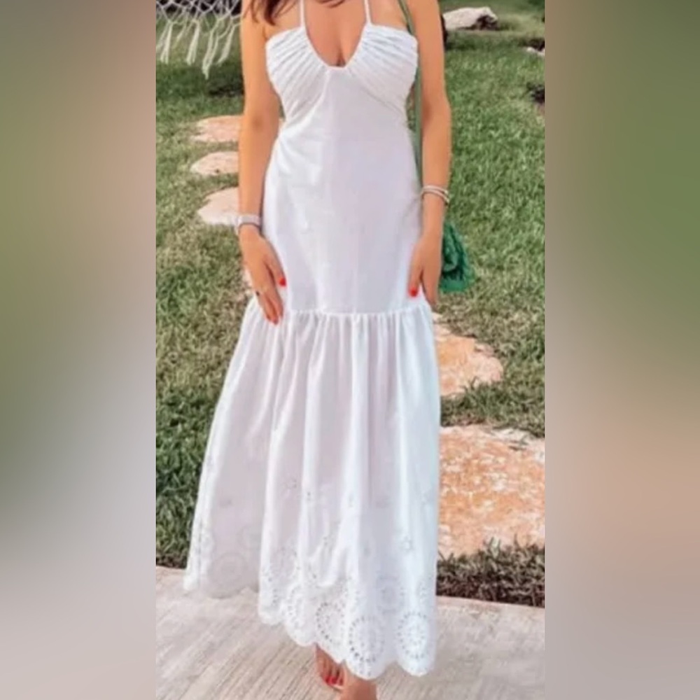 Jason Wu white elegant , summer Maxi Dress